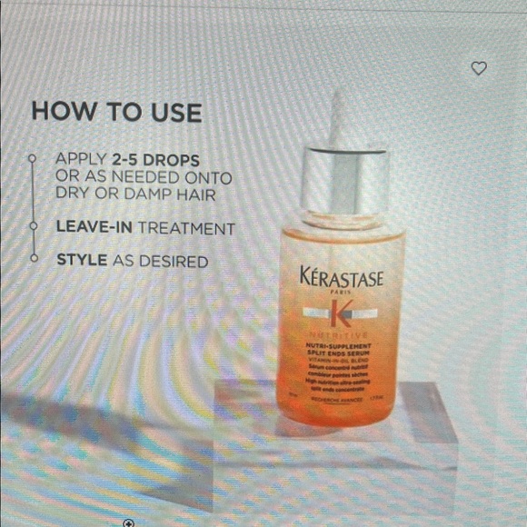 Kerastase Nutritive Split Ends Serum for dry hair 50ml - Picture 3 of 3